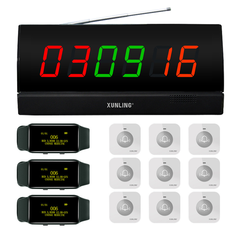 Wireless call receiver restaurant restaurant bar customer call waiter call service system 433 frequency