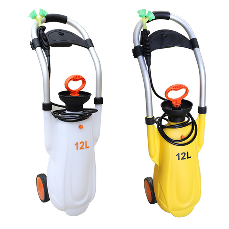 Factory wholesale on behalf of the factory movable emergency cart type double 12 liter 16 liter portable eye washer