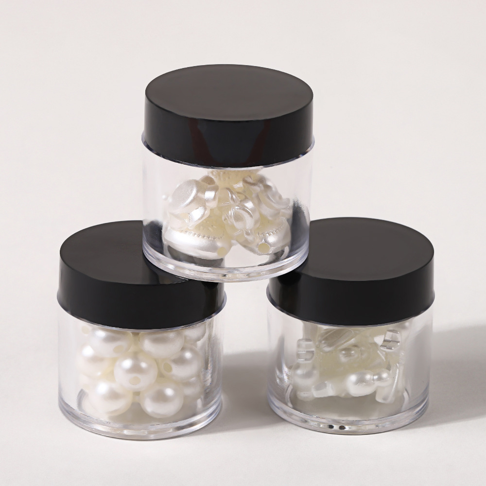 Niche Transparent Glitter Powder Bottled Fashion Nail Art Sequins Storage Bottle Trendy Cosmetics Nail Art Bottled