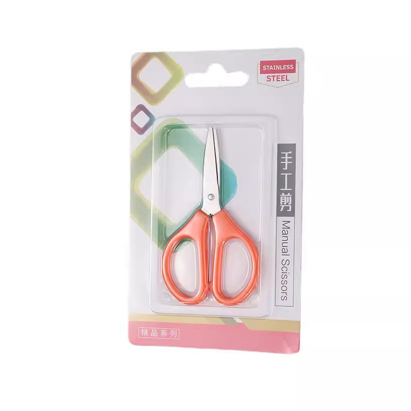 Factory in stock wholesale student diy handmade small scissors children's scissors mini stainless steel small scissors