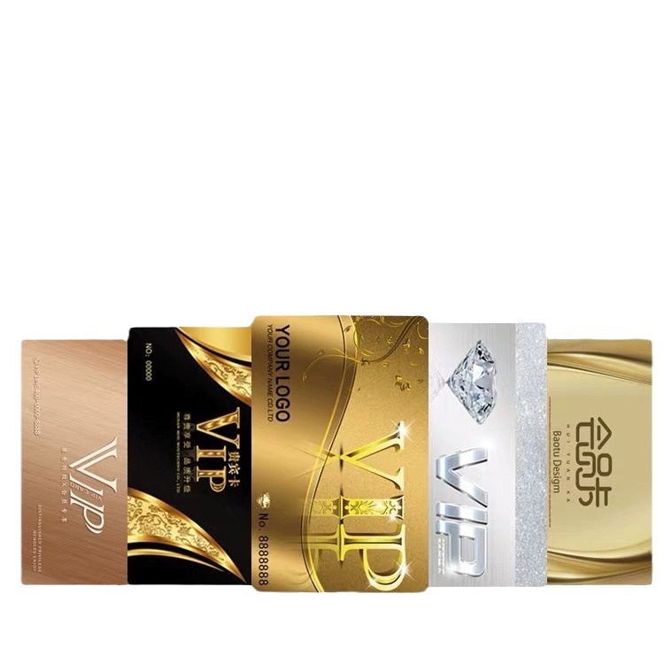 Pvc Membership Card Production Magnetic Strip Scratch Barcode Stored Value Shopping Mall Gift Supermarket Points Package Design Vip Card
