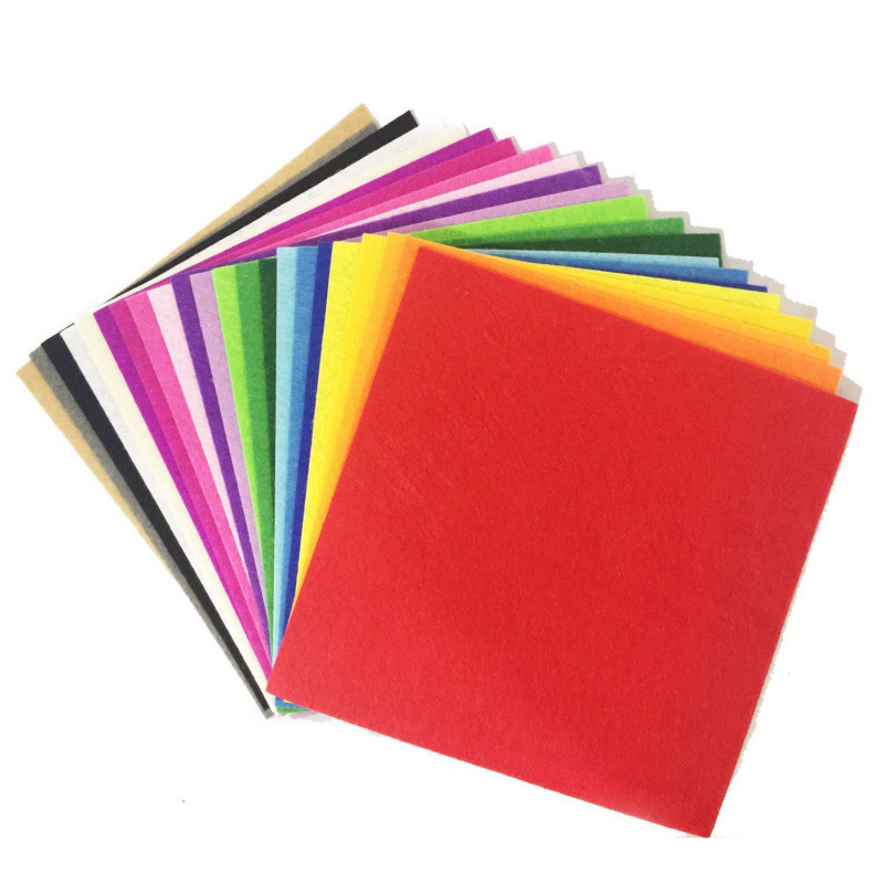 Colored Non-Woven Non-Woven Felt Cloth 40 Colors Kindergarten Handmade DIY Fabric Making Materials Bag Decorative Cloth