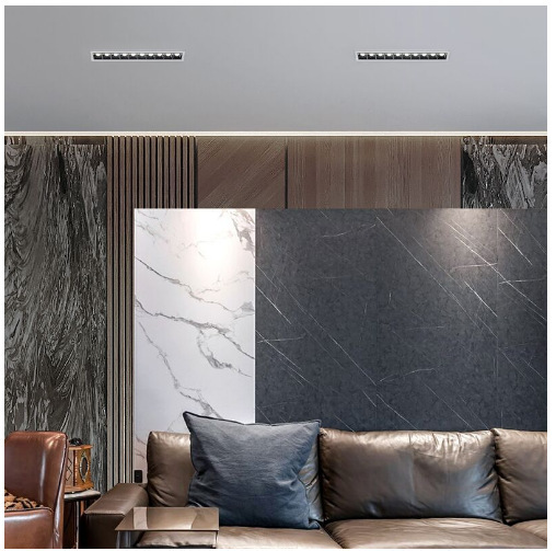 Embedded Grille Light Deep Cup Anti-Glare Home Hotel Office Led No Main Light Design Living Room Line Light