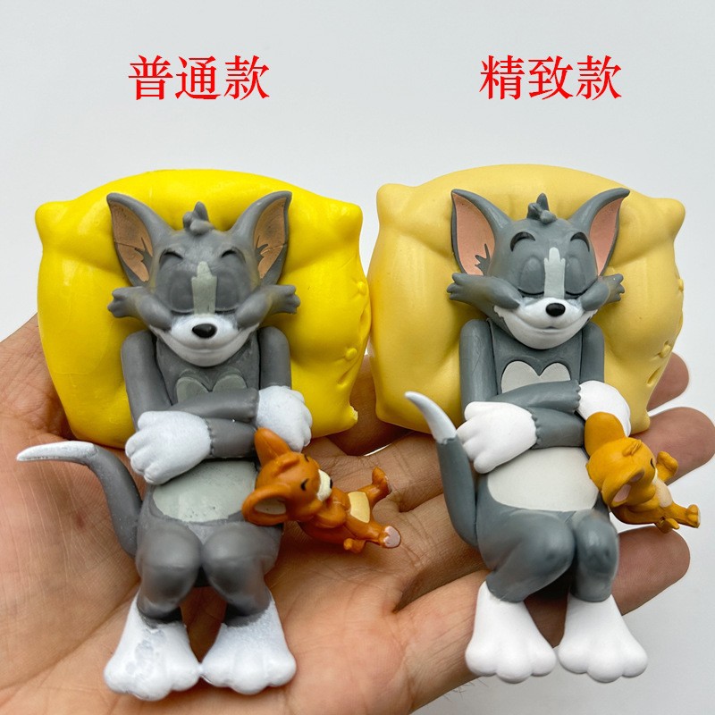 Tom and Jerry Tom Jerry Car Ornaments Car Interior Decoration Supplies Cute Desk Dolls Car Ornaments