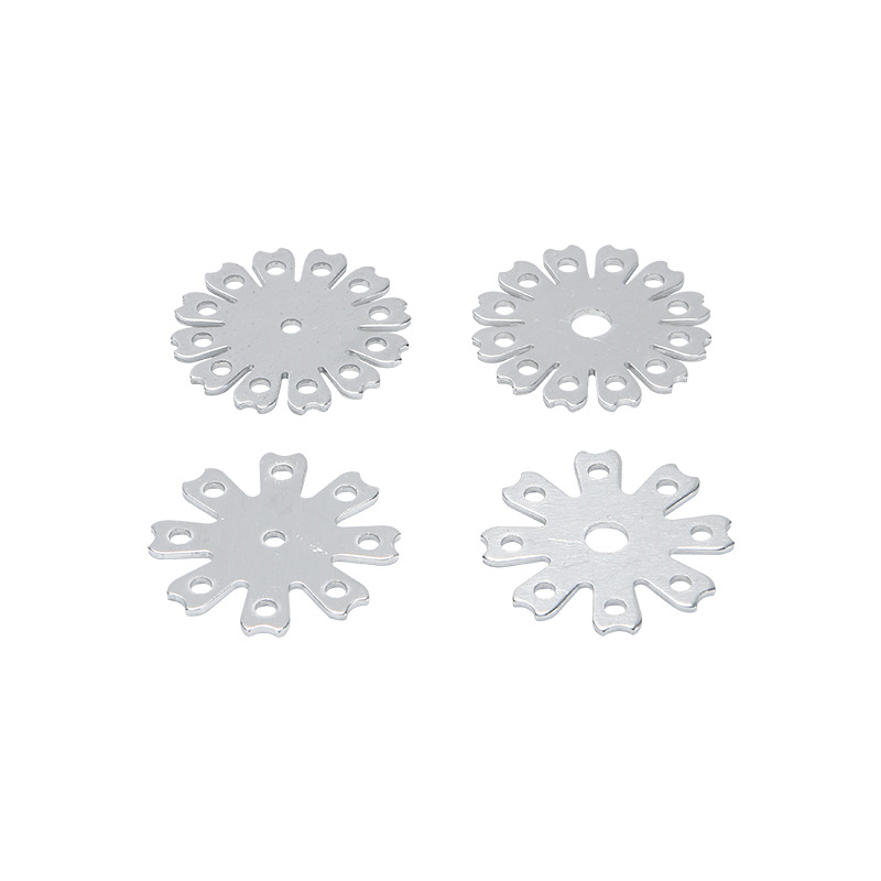 Anti-winding flap aluminum flap base metal sheet metal hook plate DIY eight-Claw hook disc hook flying hook connection