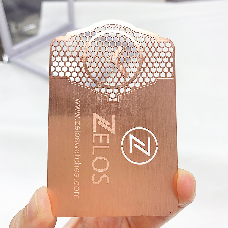 Металлическая карта из нержавеющей стали розовое золото карта для лучшей подруги коррозионная VIP карта вырезная печать