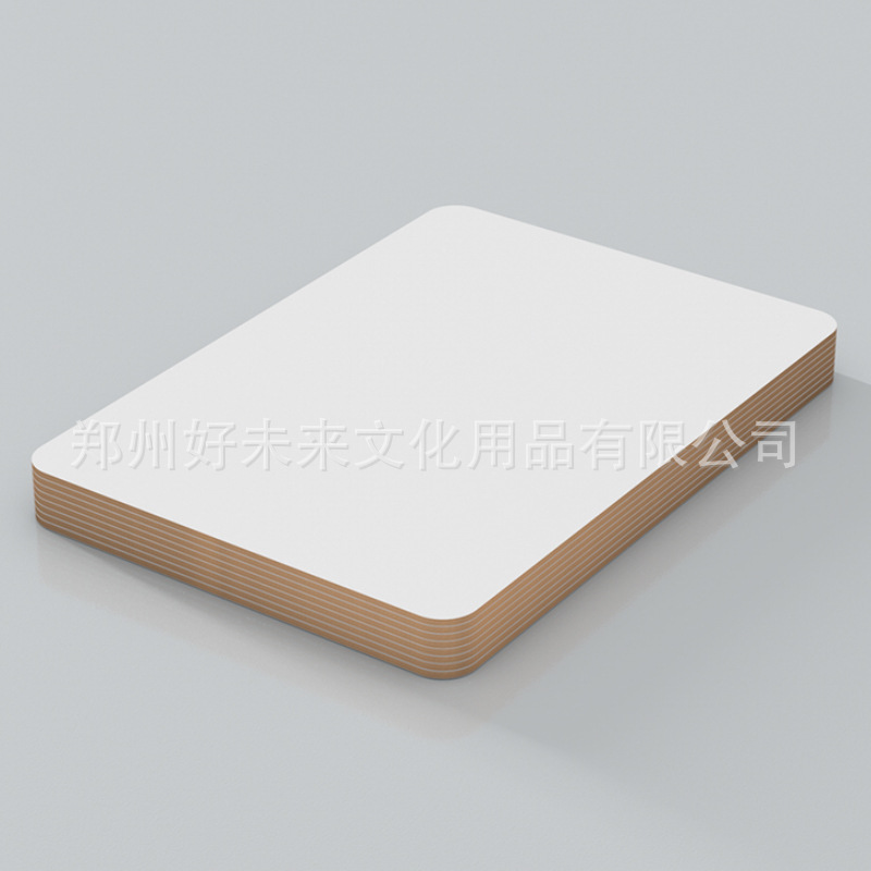 Double-Sided Small Whiteboard Writing Board for Children, Portable Frameless Drawing Board for Home Use, Teaching, Erasable Handwriting, Non-Magnetic Blackboard