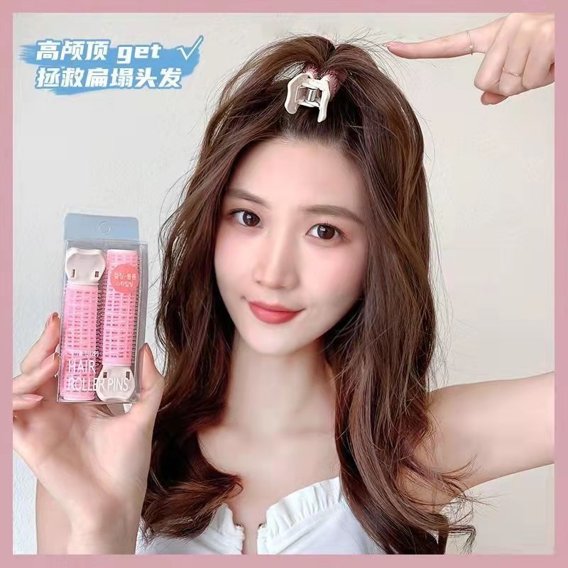 Korean Hair Root Fluffy Clip Head Seamless Hair Clip Curling Cartridge Hair Fixing Clip Curled Bangs Yoshida Clip