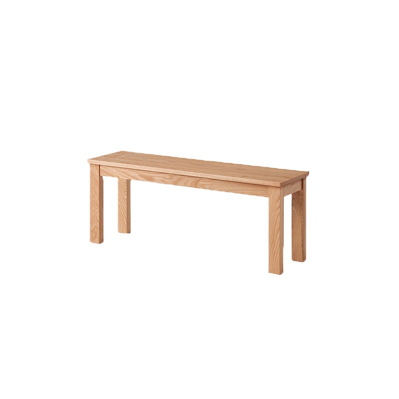 Solid Wood Bench for Small Apartments, Simple Wooden Narrow Bench for Changing Shoes, Traditional Dining Table Chair Long Bench, End-Of-Bed Bench