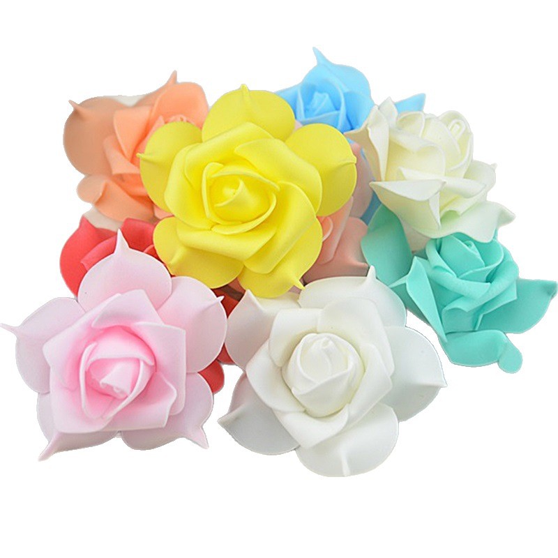 8cm Chicken Beak Rose Pe Foam Flower Wholesale, Artificial Rose Flower Wholesale, Wedding Room Decoration Flower Ball Manufacturer