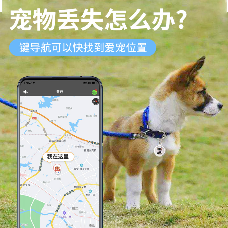 Pet locator GPS kitty collar children's positioning anti-lost artifact tracking cat positioning anti-lost device