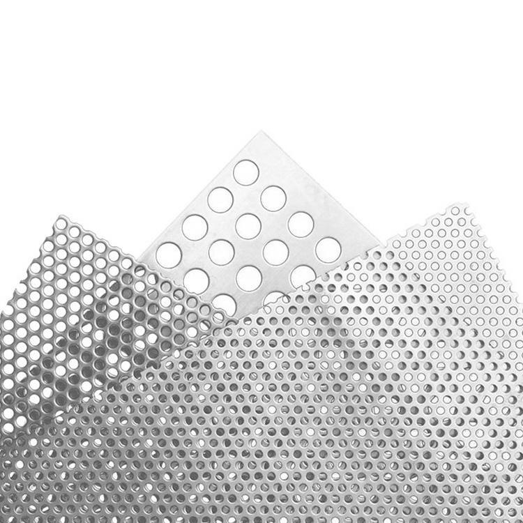 316L Metal Anti-Corrosion Round Perforated Plate Filter Mesh 2mm Plate Thickness Stainless Steel Perforated Plate Suzhou Factory