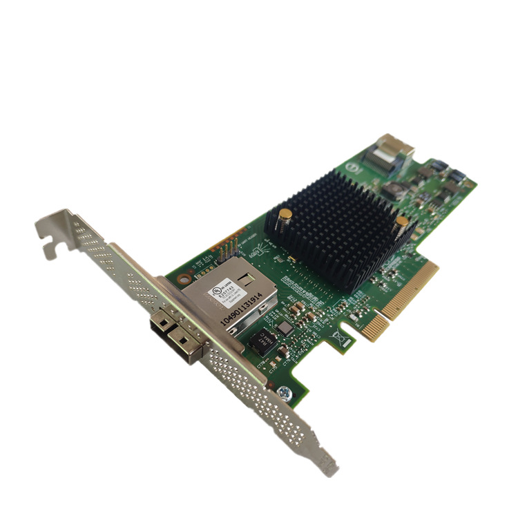 Original Large-Scale Integrated Circuit Sas 9217-4I4E 8-Port Hba Card with 4 Internal and 4 External