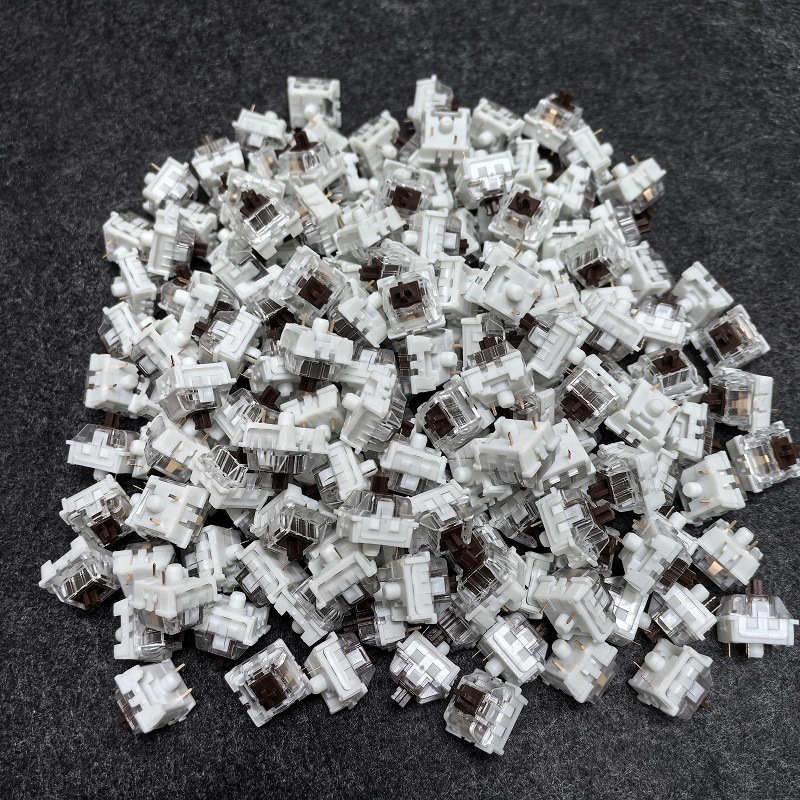 in stock wholesale cross-border mechanical keyboard green shaft red shaft tea shaft customized hot swap switch three-legged cross axis