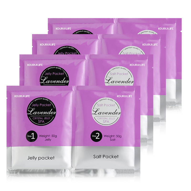 Соль для ванны с лавандой, желе, кристаллы, пакет для ухода за ногами, кристаллы для ванны, кросс-бордер