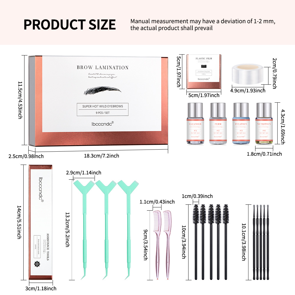 ibcccndc hot eyebrow suit cross-border eyebrow styling agent fast styling eyebrow suit