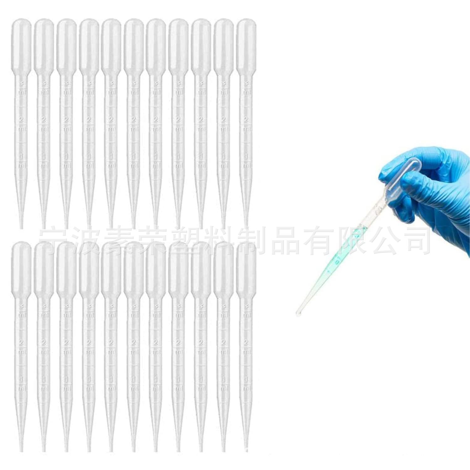 Cross-Border Straws Disposable Plastic Straws Plastic Droppers 3Ml0.2Ml0.5Ml1Ml2Ml 5Ml10Ml Drops