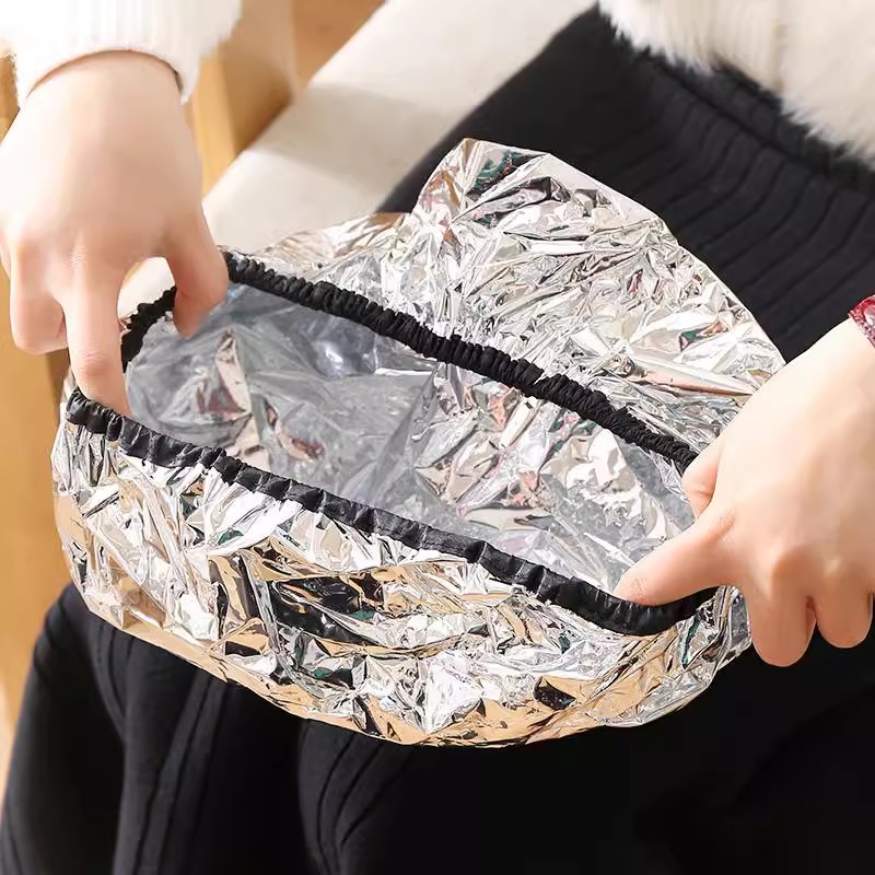 Heating Hair Cap, Evaporation Heating, Tin Foil, Self-Heating Steam Oil Shower Cap, Hair Dyeing, Hair Care, Hair Mask, Constant Temperature