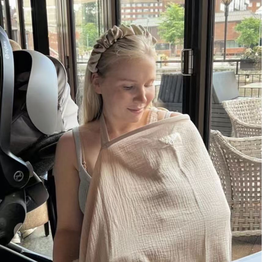 Кросс-бордерная одежда для кормления, дышащая хлопковая марлевая накладка на грудь, защитная и скромная ткань, одежда для кормления, регулируемая накладка для кормления