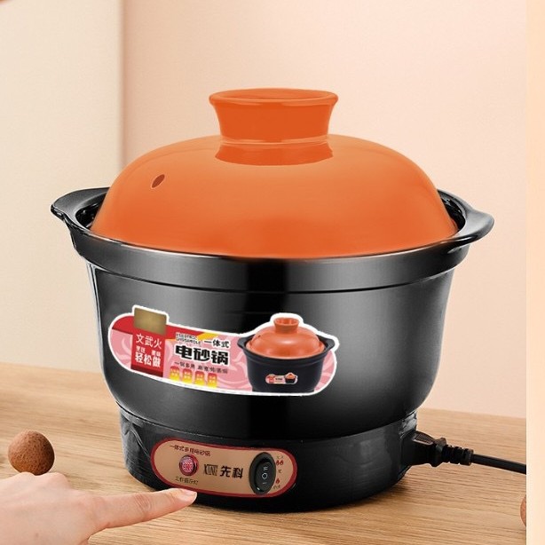 Xianke 5.2L/6.2L Household Electric Clay Pot, Electric Stew Pot, Ceramic Soup Pot, Porridge Pot, Health Pot, Electric Clay Pot