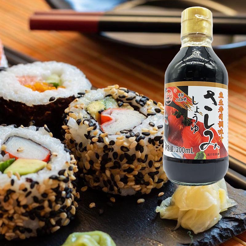 Hong Kong Thai fish sushi 200ml * 12 bottles of whole box commercial sashimi salmon Japanese cuisine sauce oil rice balls