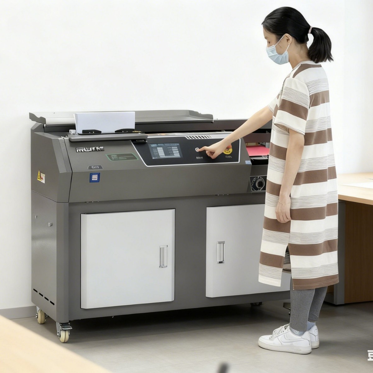 Forward C50 Side Glue Binding Machine Wireless Binding Machine Bid Forming Automatic A4 Book Making Graphic and Text Glue Binding Machine