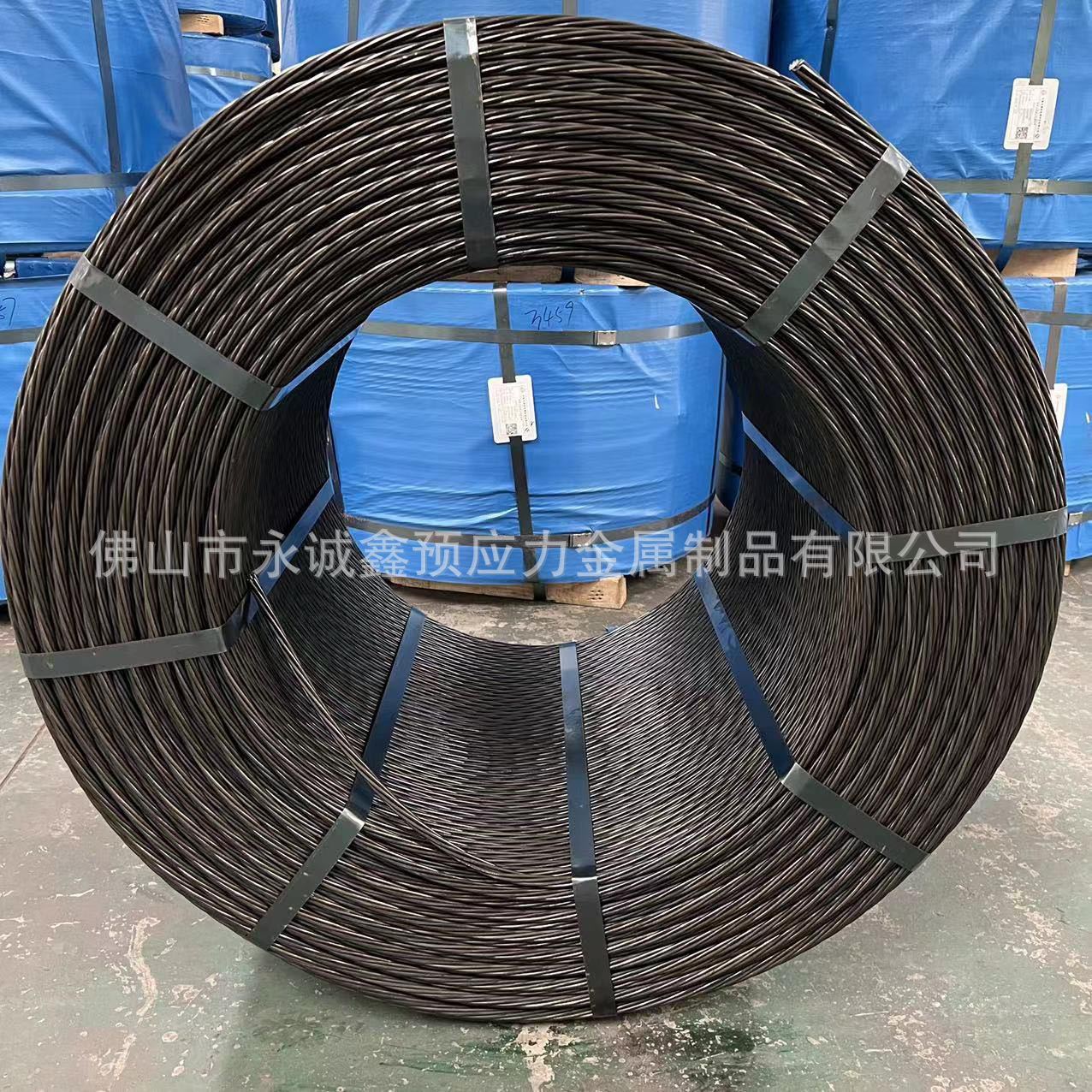 Steel strand anchor cable bridge foundation pit slope protection mining steel strand 15.2 prestressed steel strand manufacturer in stock