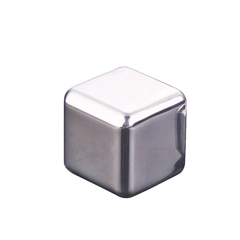 Stainless Steel 304 Food Grade Whiskey Household Quick-Frozen Ice Artifact Ice Wine Stone Iron Metal Ice Ball Ice Cube