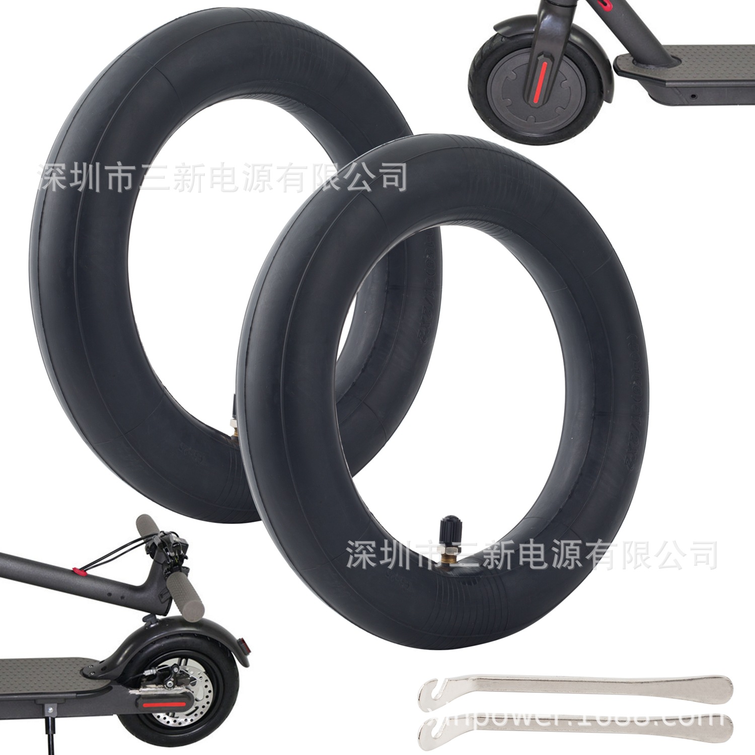 Универсальные аксессуары для электрического скутера Xiaomi M365 8.5 дюймов моторная утолщенная внутренняя трубка резиновый ремень крышка ниппеля