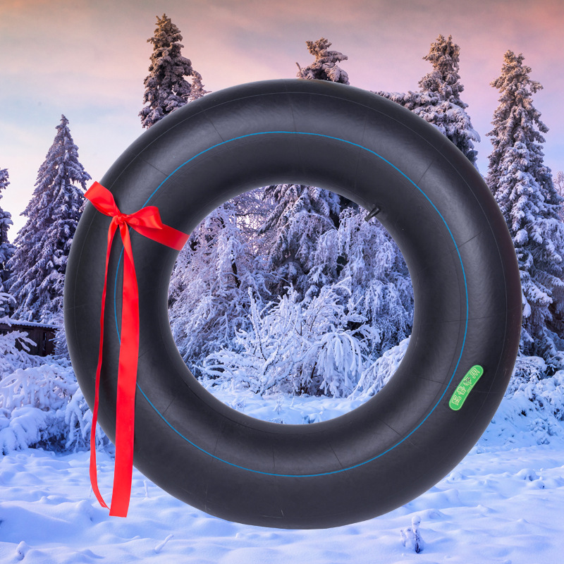 Thickened ski ring inner tube slide natural rubber 70-120cm track slide ring special inner ring rubber children adult slide ring