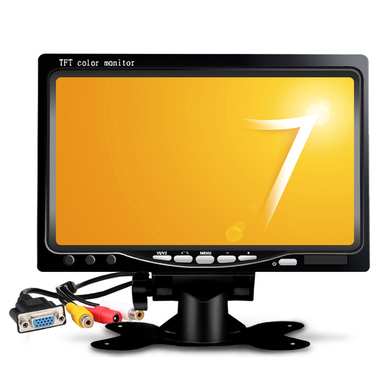 7inch Small Display Car 10inch Monitor Tv Hd HDMI Computer Vga Monitoring Screen Others