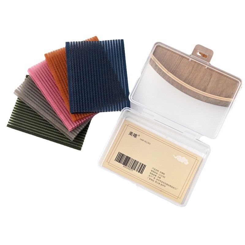 Flip boxed bangs stickers female sticky hair magic stickers broken hair artifact stickers Velcro factory direct wholesale