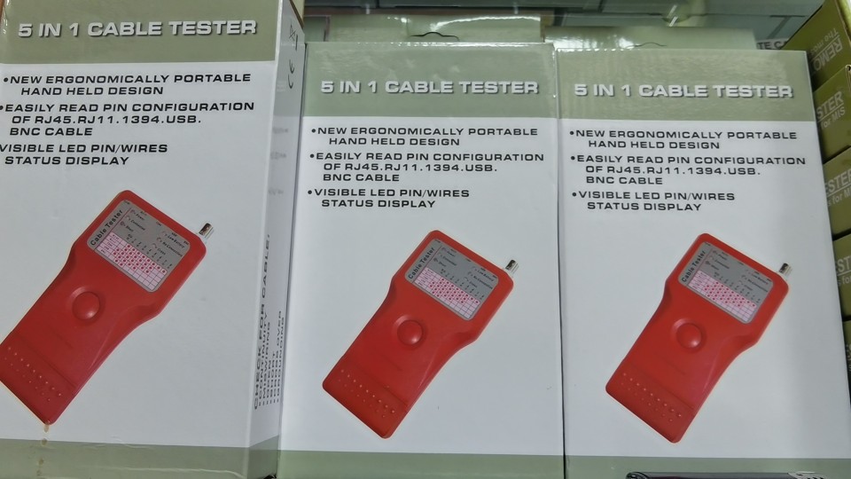 Сетевой тестер RJ45 RJ11 BNC USB 1394 пятив одном телефонный тестер многофункциональный тестер