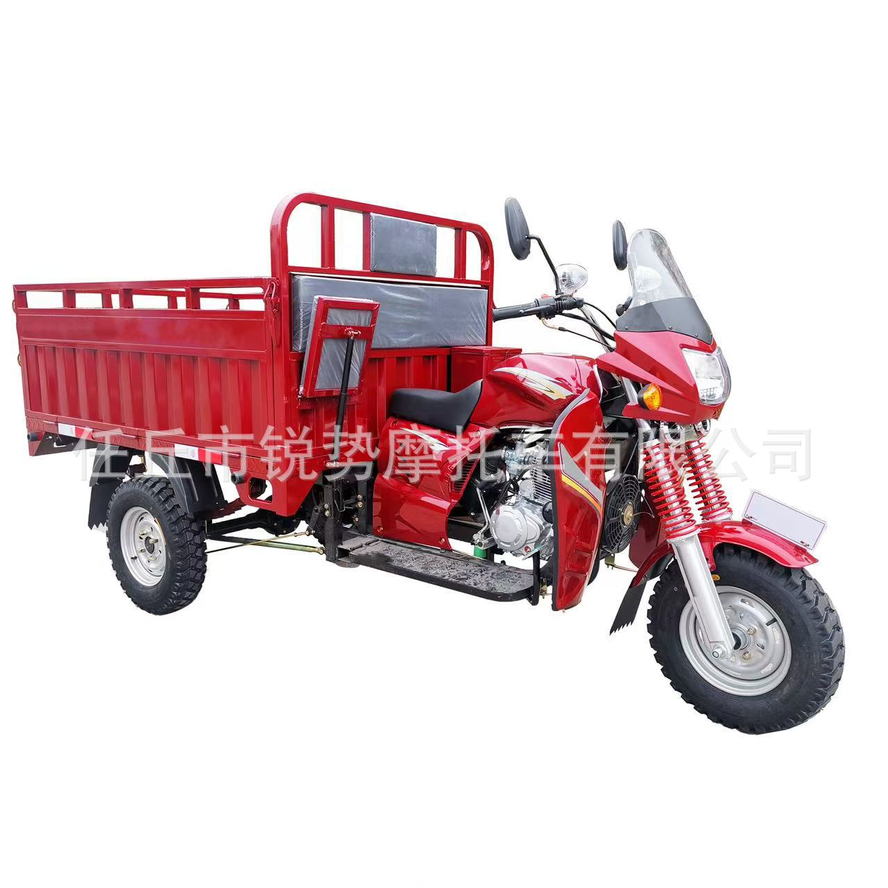 Cross-Border Kavaki Guangzhou Fuel-Powered Three-Wheeled Motorcycle Cargo Tricycle Cargo Transport Tricycle