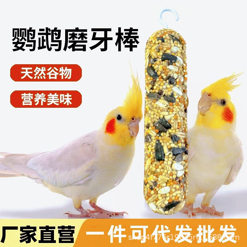 Parrot Snack Sticks, Teething Sticks, Special for Cockatiels, Lovebirds, Budgerigars, Small Sunbirds, Chew Sticks, Supplies, Toys