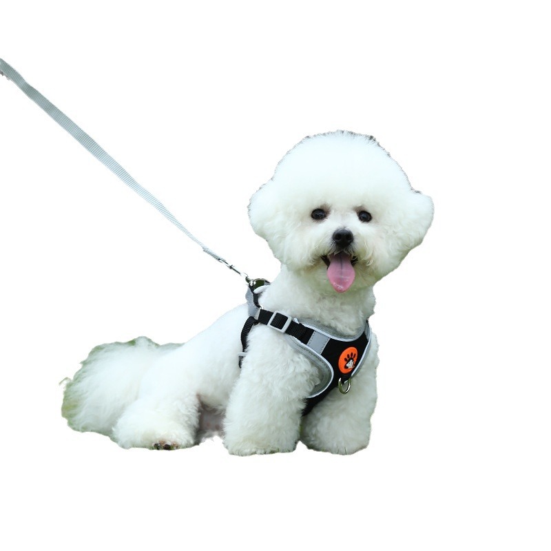 Dog Leash Vest Type Pet Small Size Dogs Harness Special Breathable High-Leg Bichon Harness Dog Walking Leash