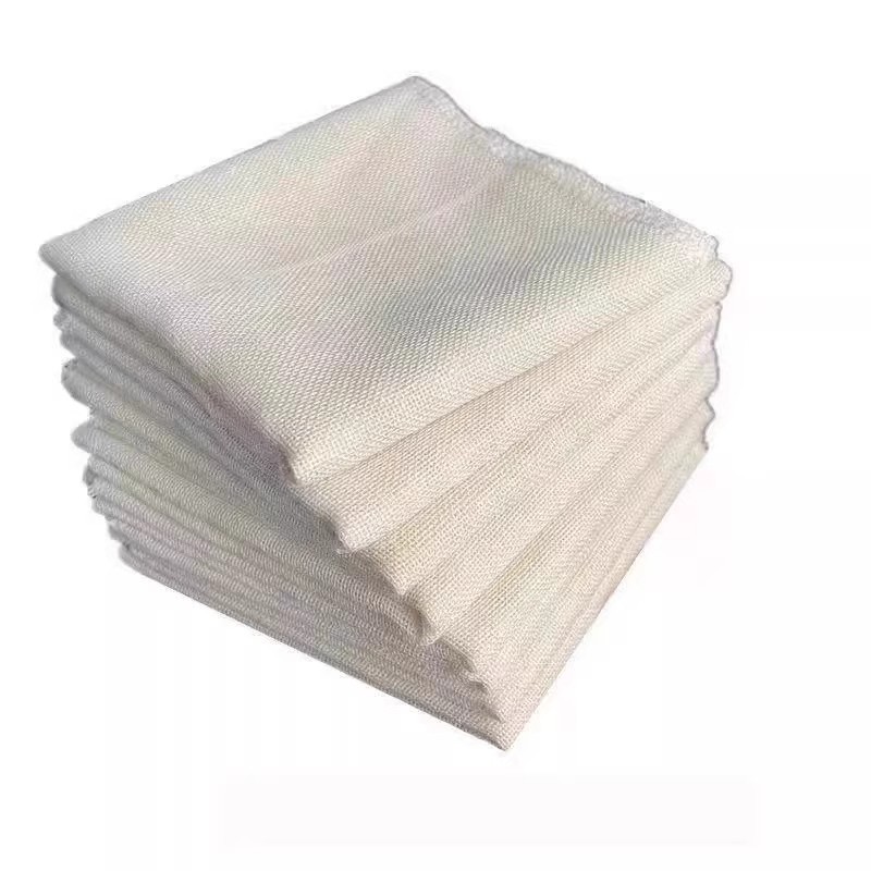 Pure Cotton Square Steamer Cloth Non-Stick Steaming Cloth Pure Cotton Gauze Household Food Grade Steaming Cloth Round Rice Steamer Cloth