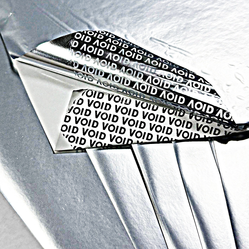 A4 одноразовая этикетка, устойчивая к разрывам, защите от вскрытия, недействительная пломба, самоклеящаяся наклейка