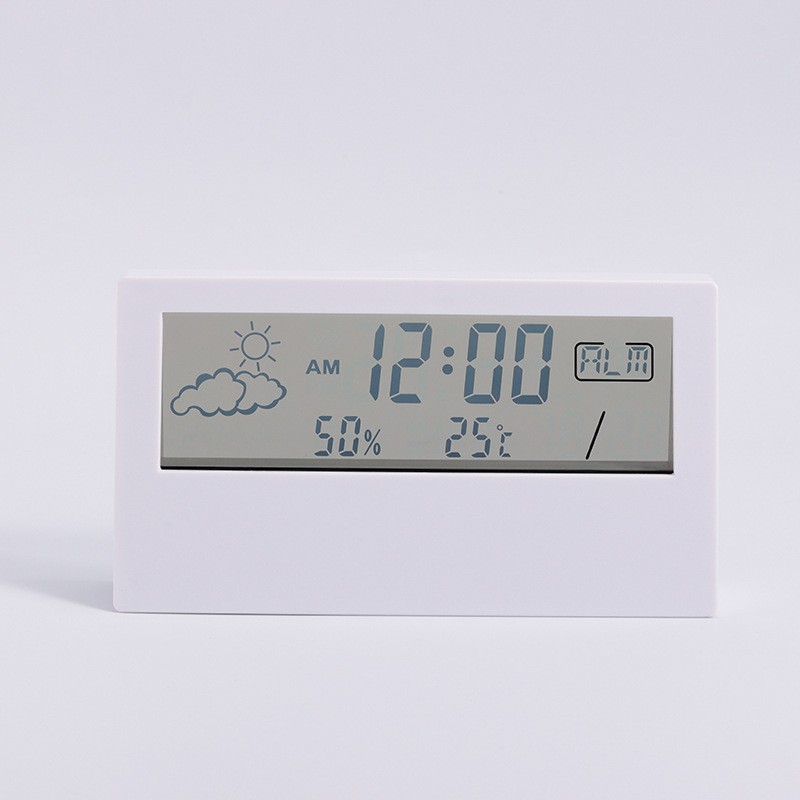 Cross-Border Alarm Clock Alarm Clock Student-Specific Clock Alarm Clock Student with Voice Digital Clock Weather Clock Alarm Clock Logo