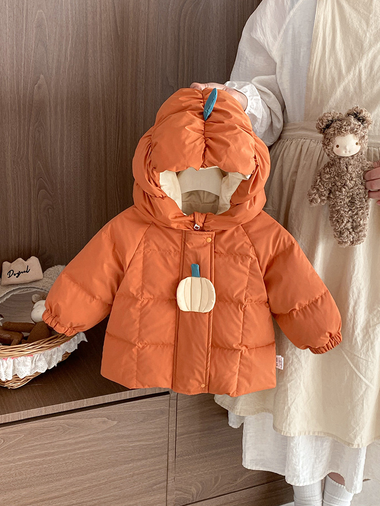 Children's down Jacket Winter 2025 New Style Male and Female Baby Lightweight White Duck down Jacket Baby Winter Warm Top