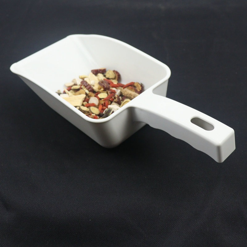 White Plastic Ice Shovel Milk Tea Shop Dessert Shop Plastic Ice Shovel Multi-Functional Household Kitchen Tool Summer Ice Cube Shovel