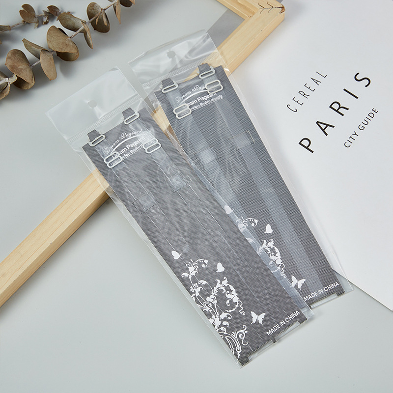 [Free Shipping for Orders over] Iron Buckle High Elastic Transparent Shoulder Strap Invisible Shoulder Strap 1cm Wide Bra Shoulder Strap Wholesale--Iron Buckle