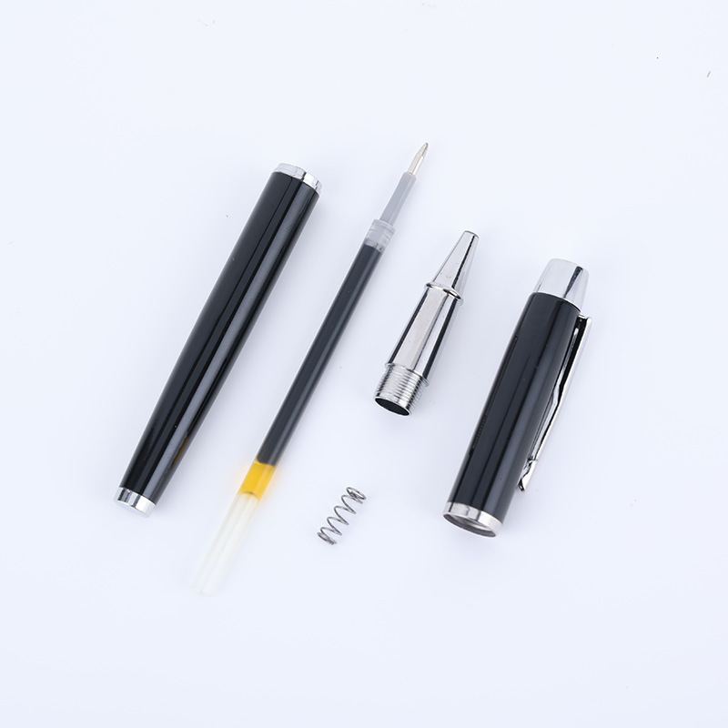 Business sign pen metal rod neutral pen water pen ball pen gift pen support lettering custom logo