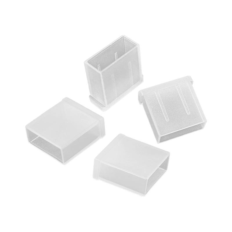 USB3.0 plug sheath dust cover new environmentally friendly PE transparent protective cover usb data cable male head foot cover