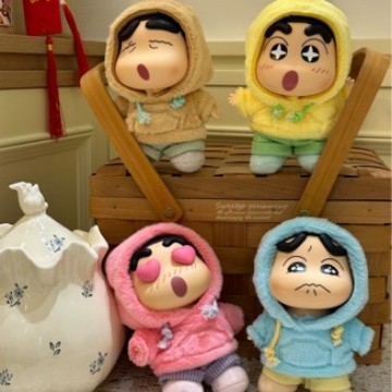 Official Crayon Shin-Chan Emotion Dopamine Series Vinyl Blind Box Plush Pendant Trendy Toy Doll Birthday Gift