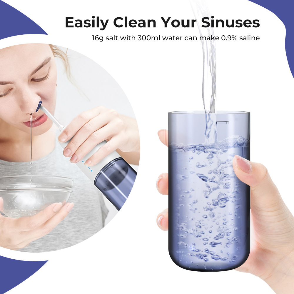 Cross-border new nasal irrigation system sinus irrigator electric nasal irrigator nasal irrigator to relieve sinus discomfort
