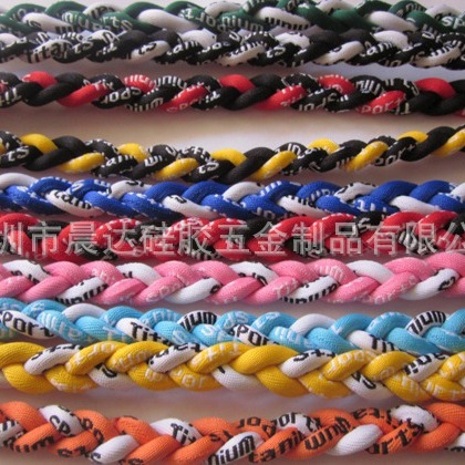 Одиночное, двойное и тройное ожерелье-воротник из нейлона и силикона с негативными ионами