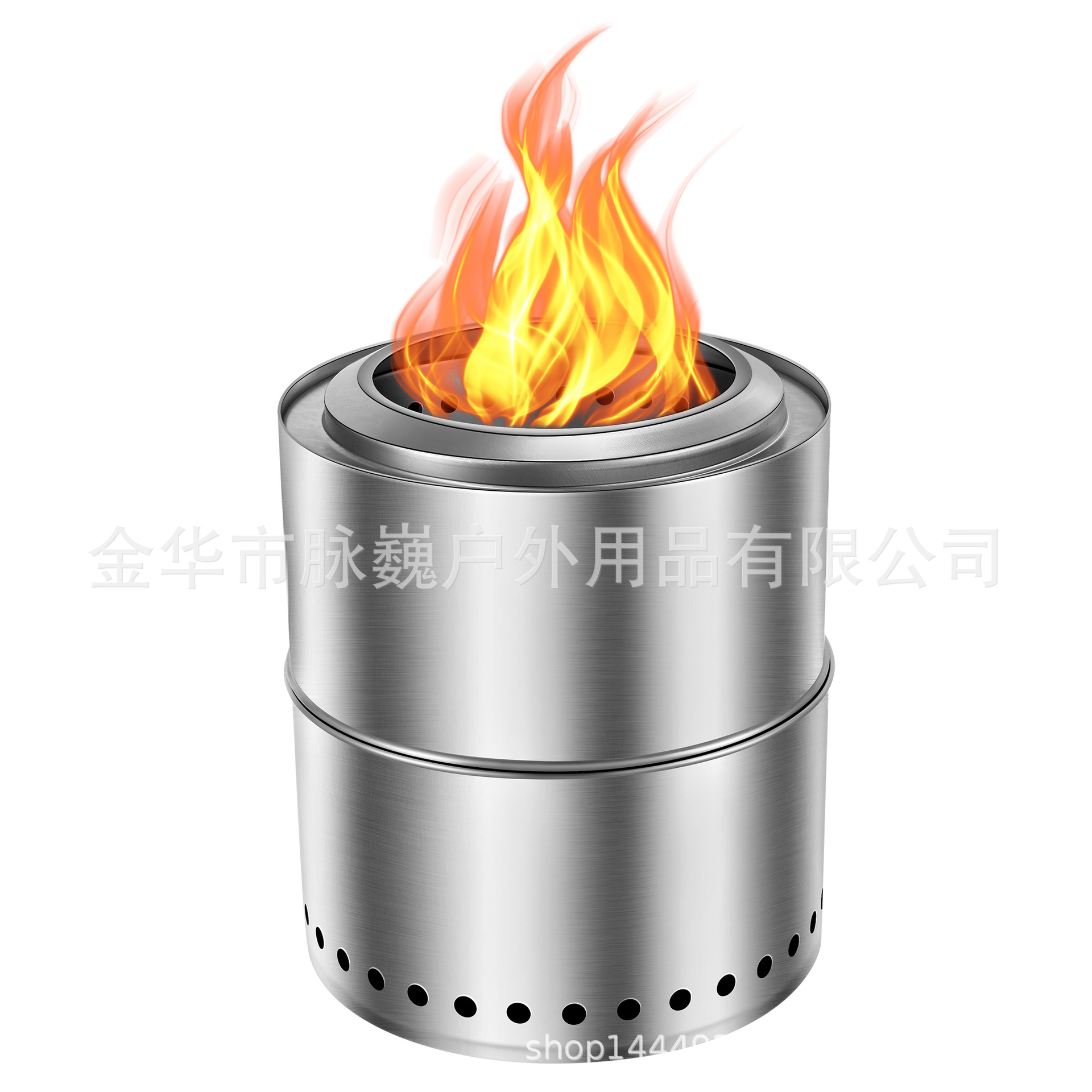 Outdoor Camping Wood Stove Detachable and Convenient Stainless Steel Stove Bonfire Stove Courtyard Heating Stove Mw D226