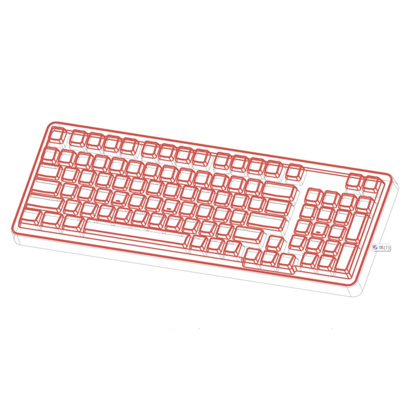 Suitable for Logitech K848 K868 Keyboard Film Full Range of Transparent Keyboard Protective Film Silicone Film Real Factory