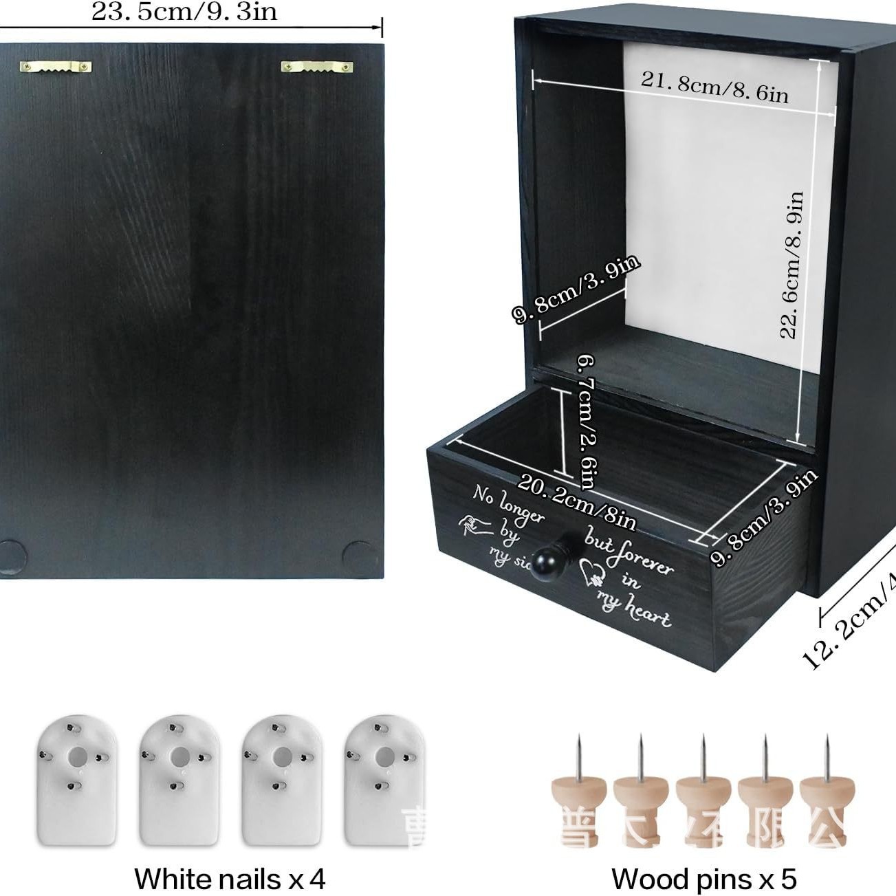 Wooden Pet Memorial Urn Lingtai Pet Cremation Urn Ash Display Pet Cat and Dog Collection Box